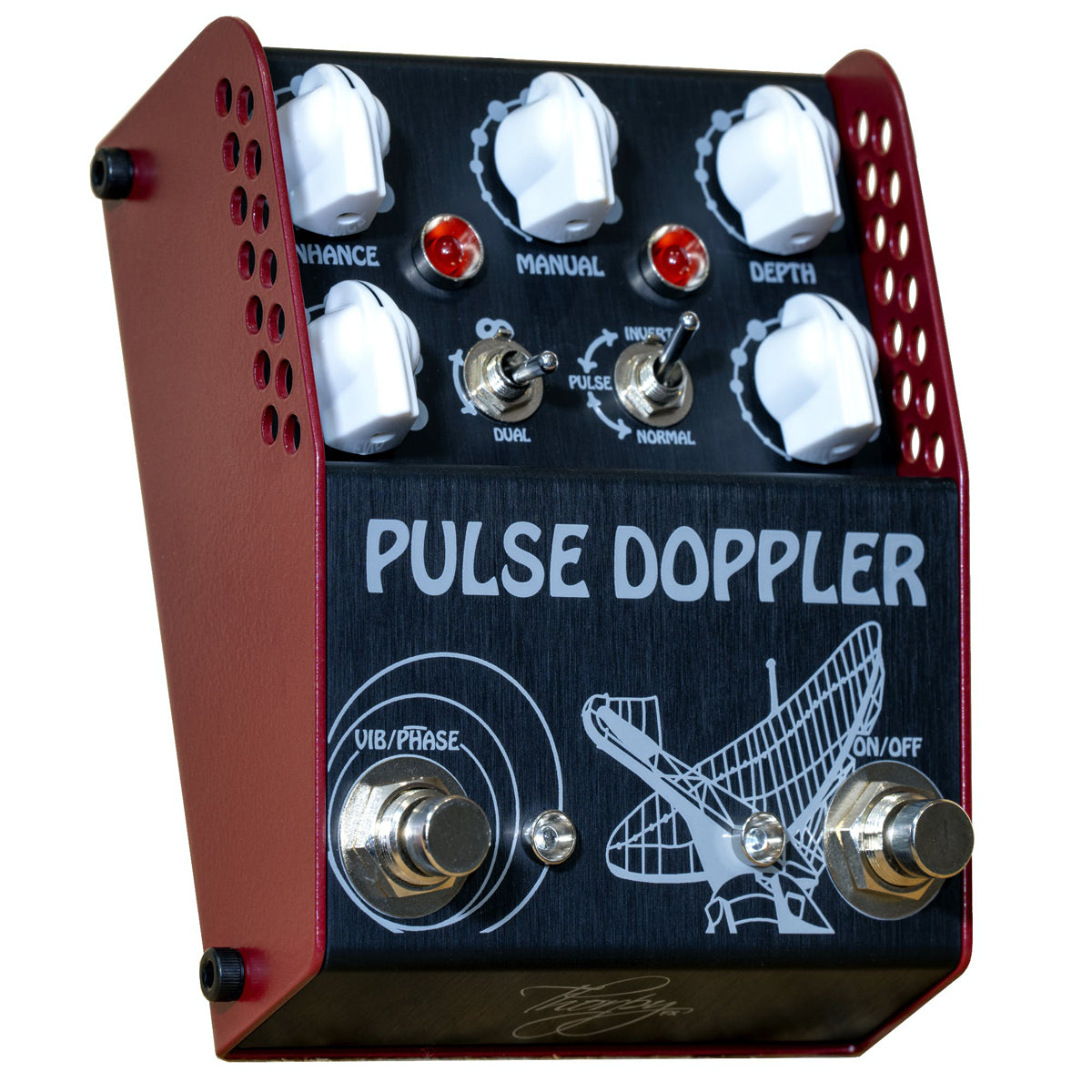 ThorpyFX Pulse Doppler Phaser & Vibrato effect pedal