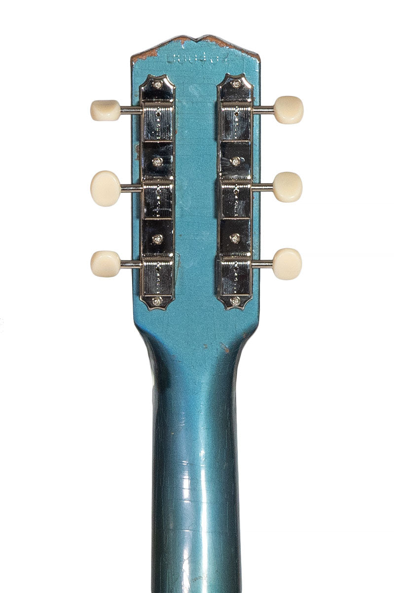 tuners from a Vintage 1967 Gibson Melody Maker electric guitar in Pelham blue finish