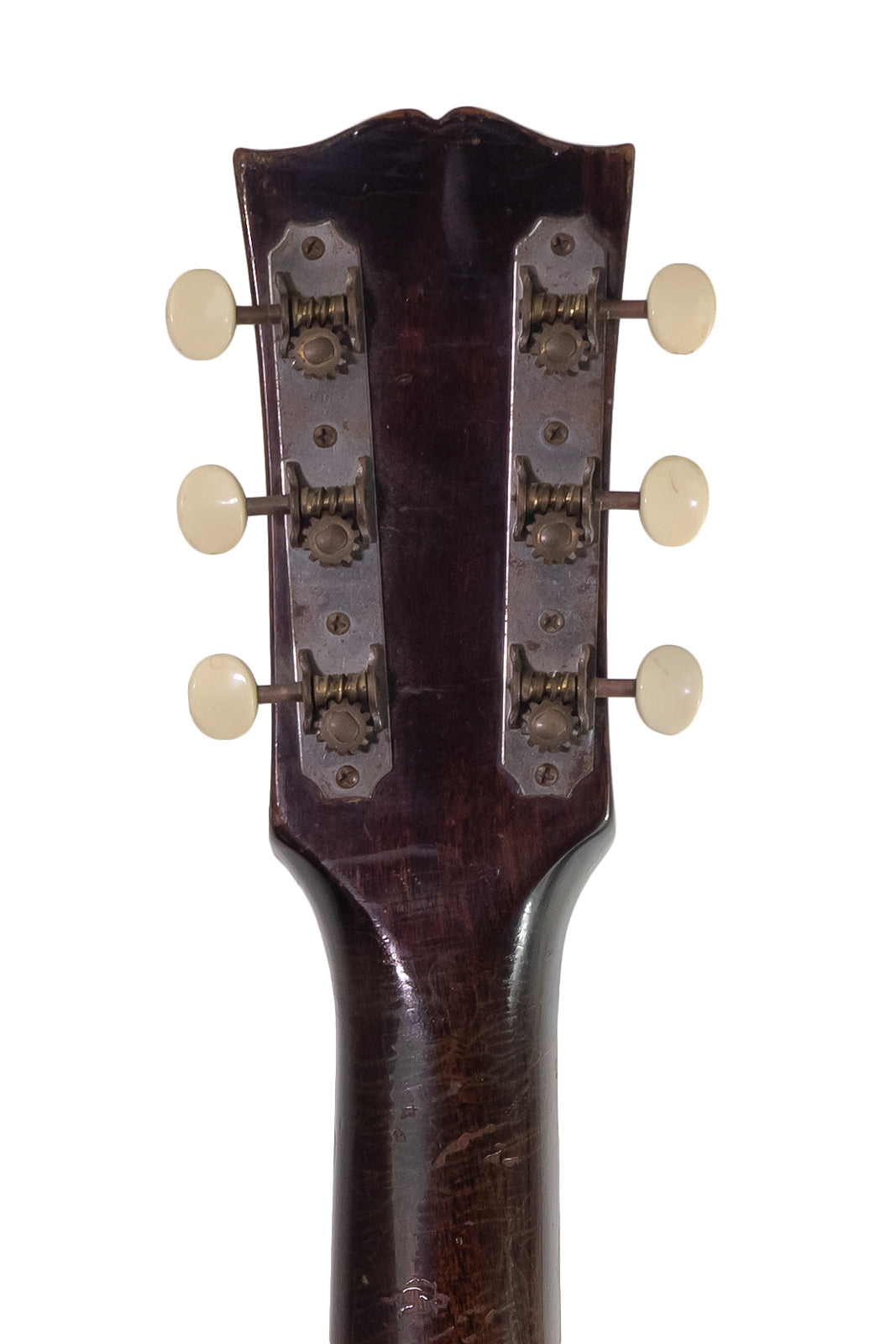 tuners from a vintage 1943 Gibson J-45 acoustic guitar 'banner' logo