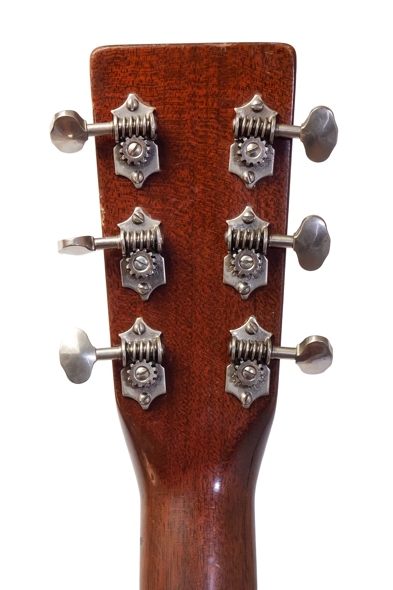tuners from a vintage 1940 Martin D-18 acoustic guitar