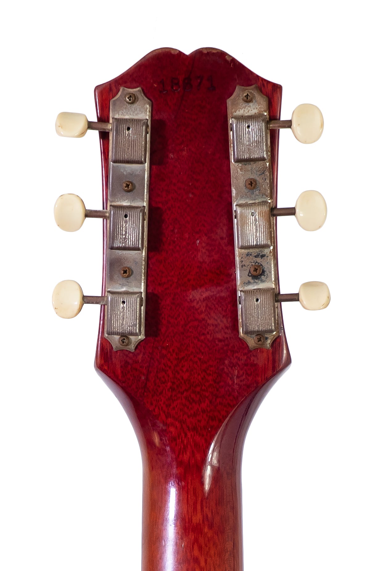 tuners from a vintage 1961 Epiphone Coronet electric guitar