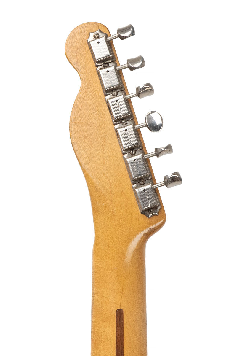 tuners from a vintage 1951 Fender Nocaster electric guitar