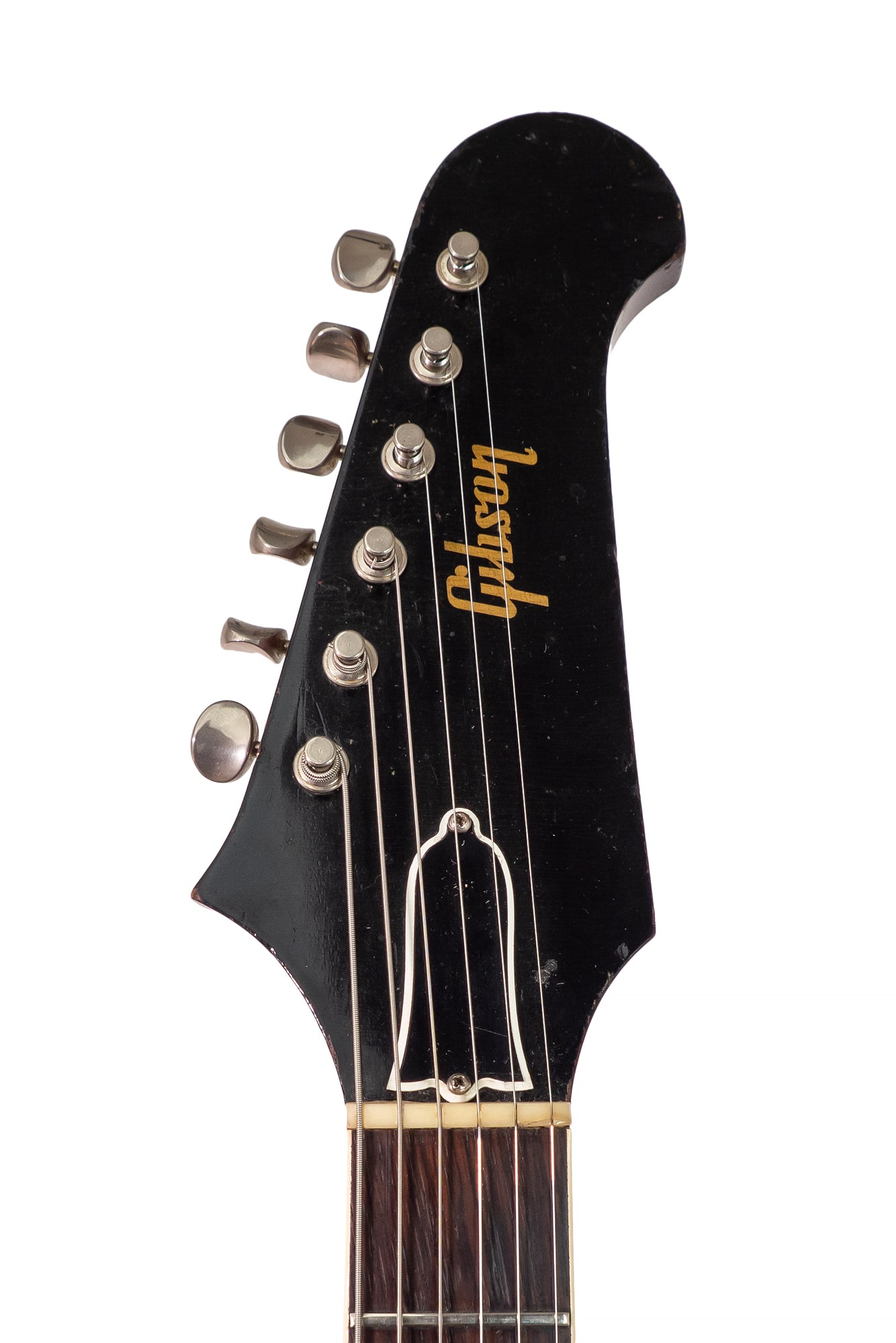 headstock from a Original 1965 Gibson Trini Lopez vintage electric guitar