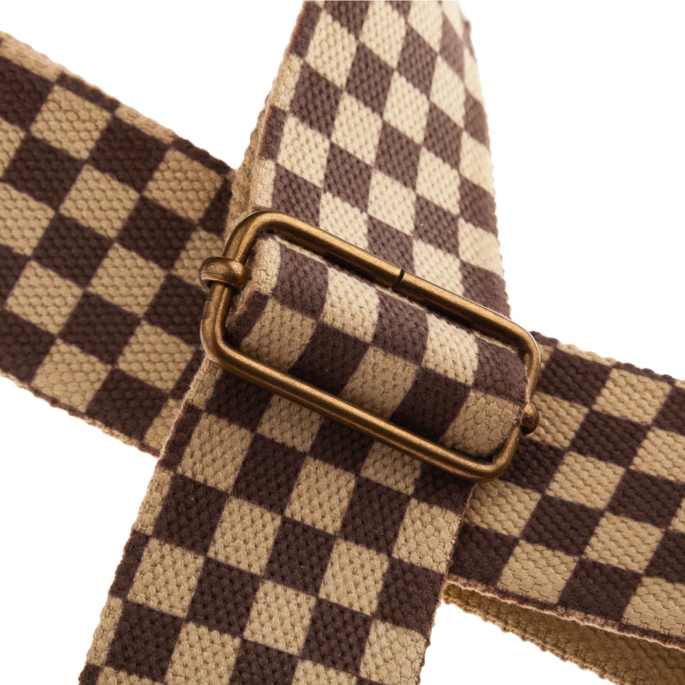 Magrabo Stripe SC Retro Chess 5 cm terminals Brown, Aged Brass Buckle