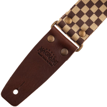 Magrabo Stripe SC Retro Chess 5 cm terminals Brown, Aged Brass Buckle