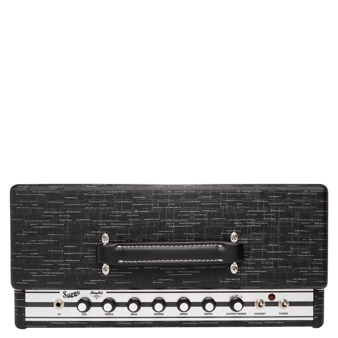 Supro Amulet 15 Watt guitar amp in black tolex - controls