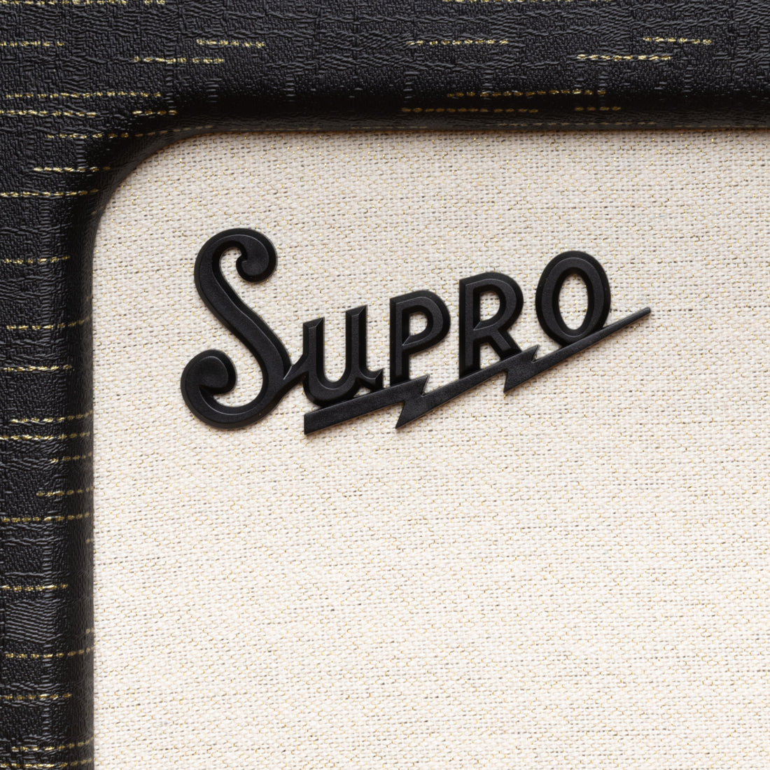 Supro Delegate Custom Black - logo