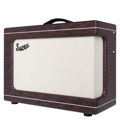 Supro Ambassador Custom 2x10 Burgundy - left side
