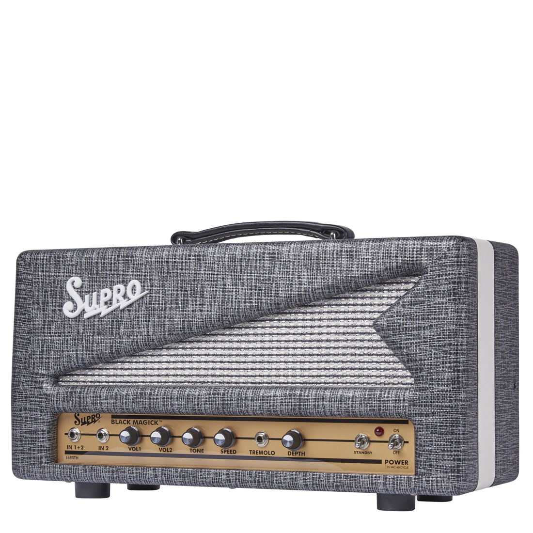 Supro Black Magick Head - left side