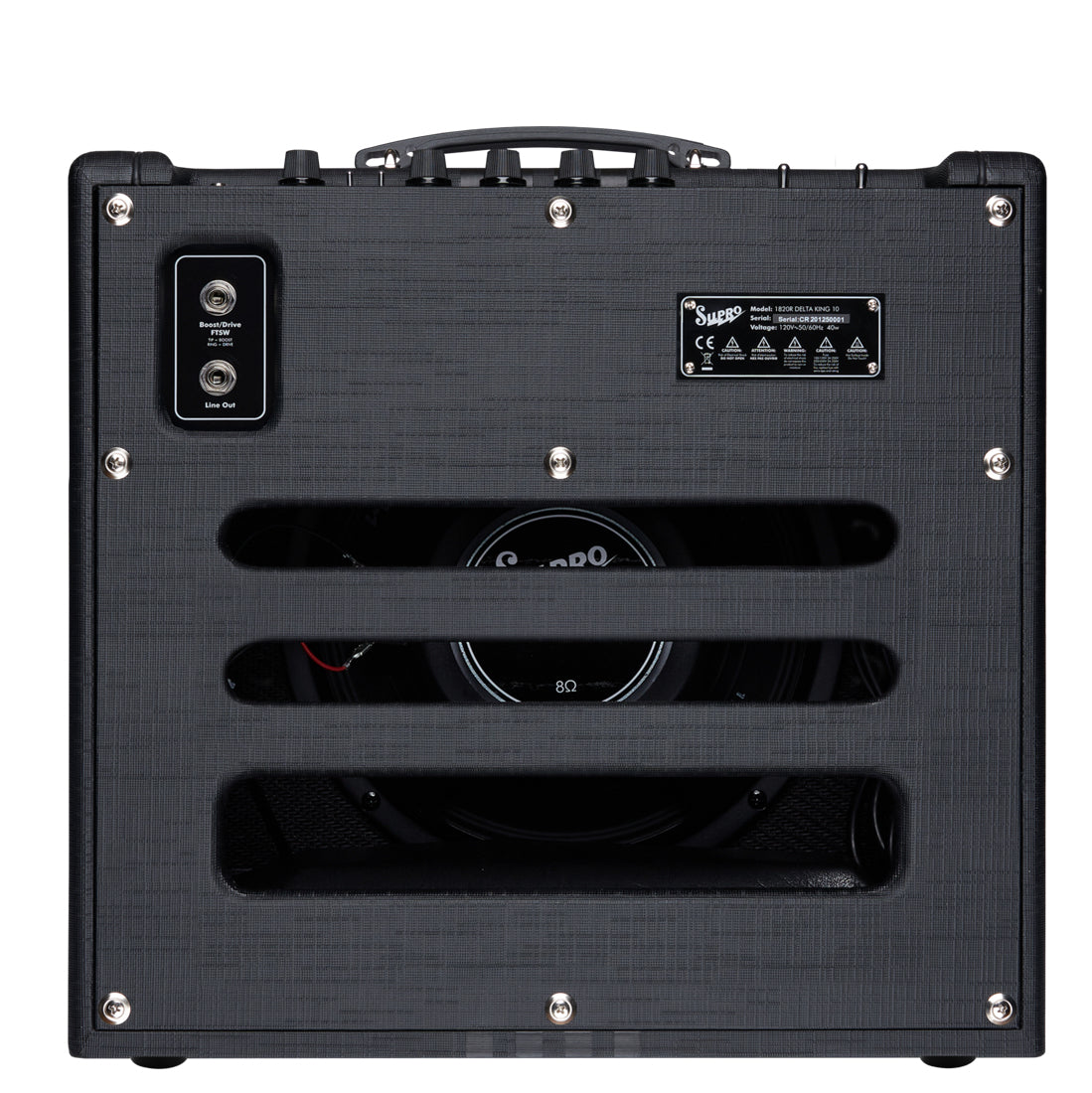 Supro Delta King 10 5 Watt - Black & Black