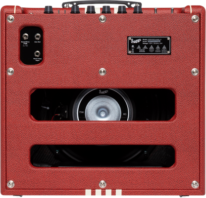 Supro Delta King 12 15 Watt - Scarlet & Cream (Available only at No.Tom)