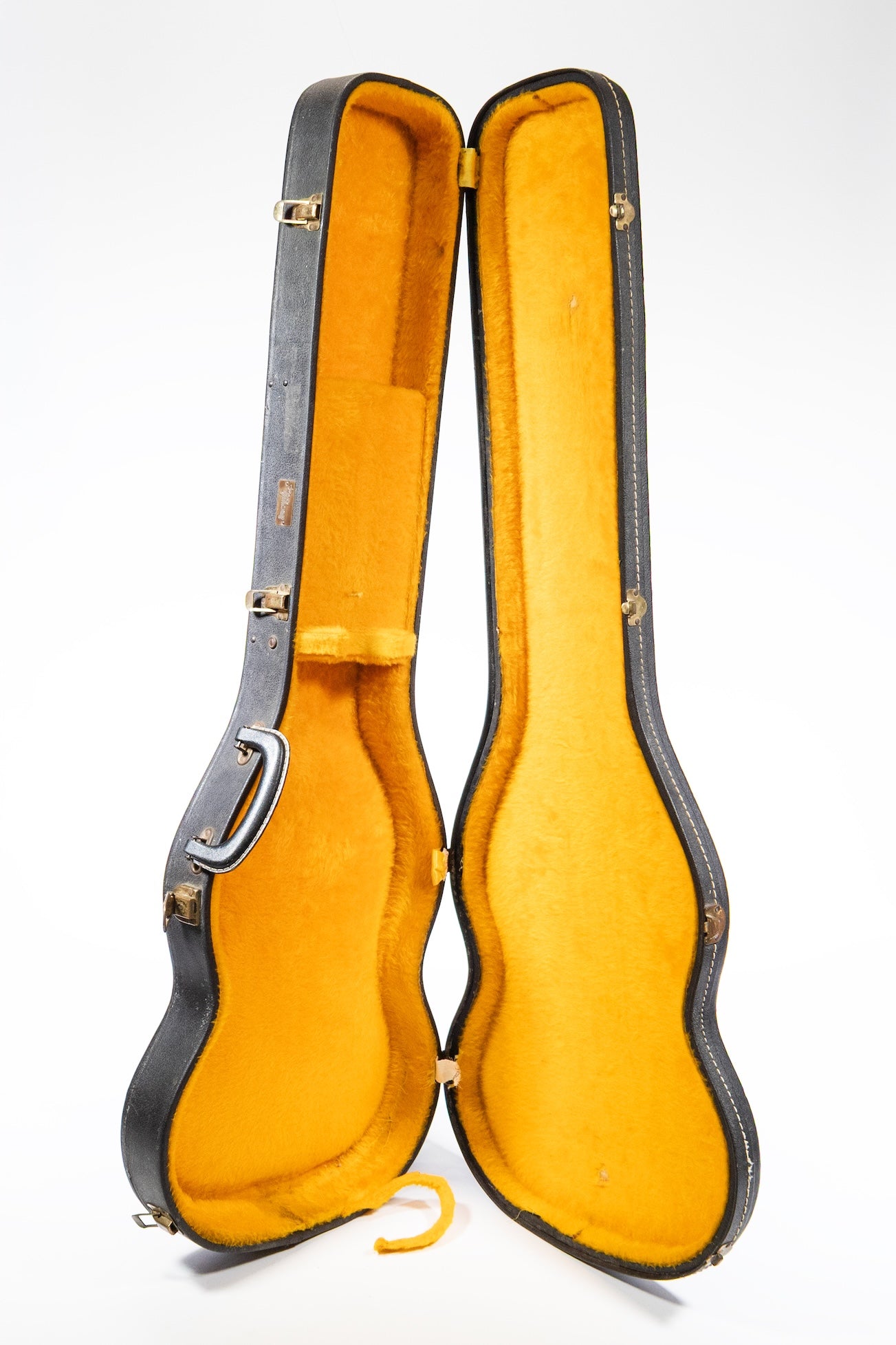 1960s Gibson SG Case Yellow Lined