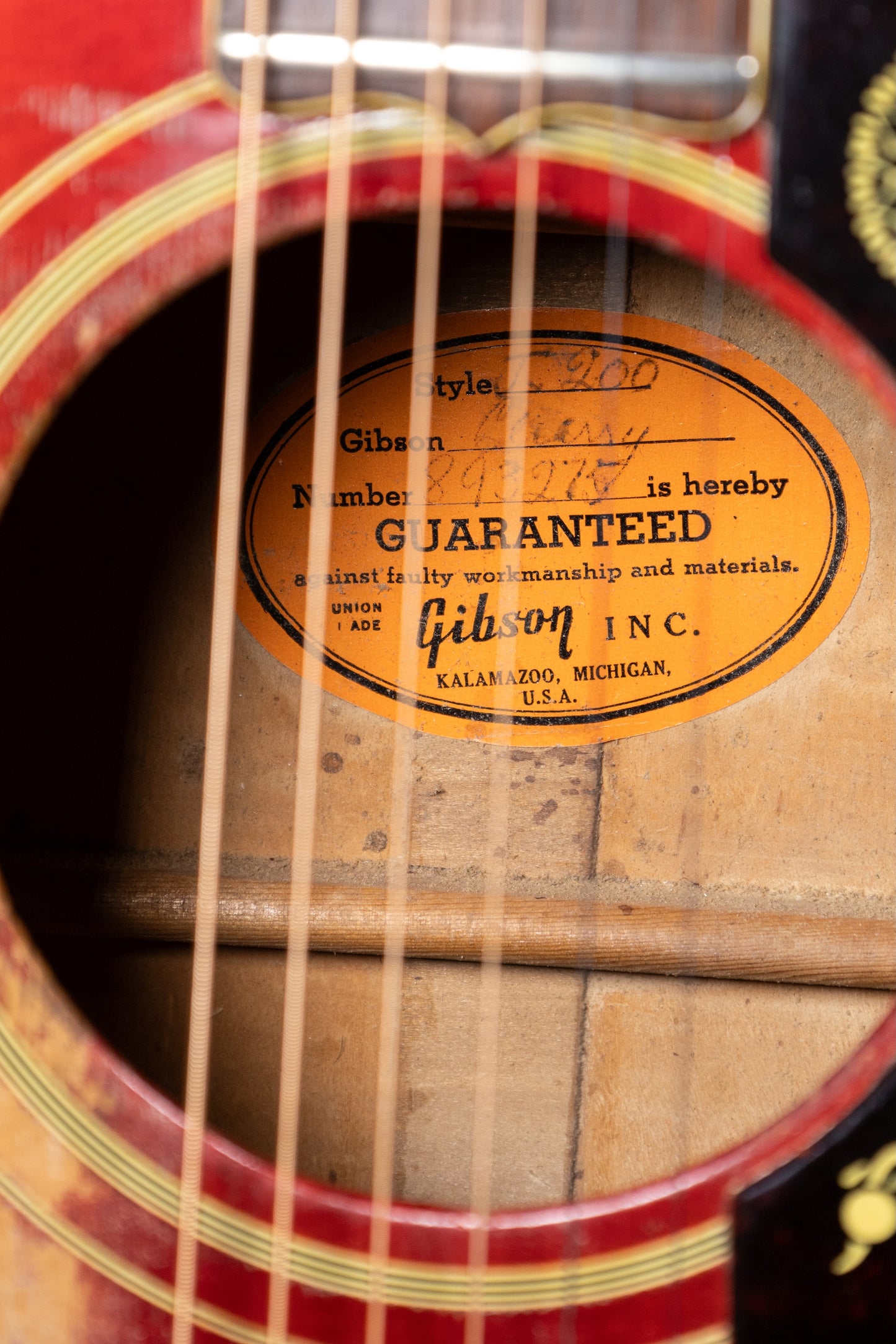 1967 Gibson J200 (Custom Order Factory Cherry)