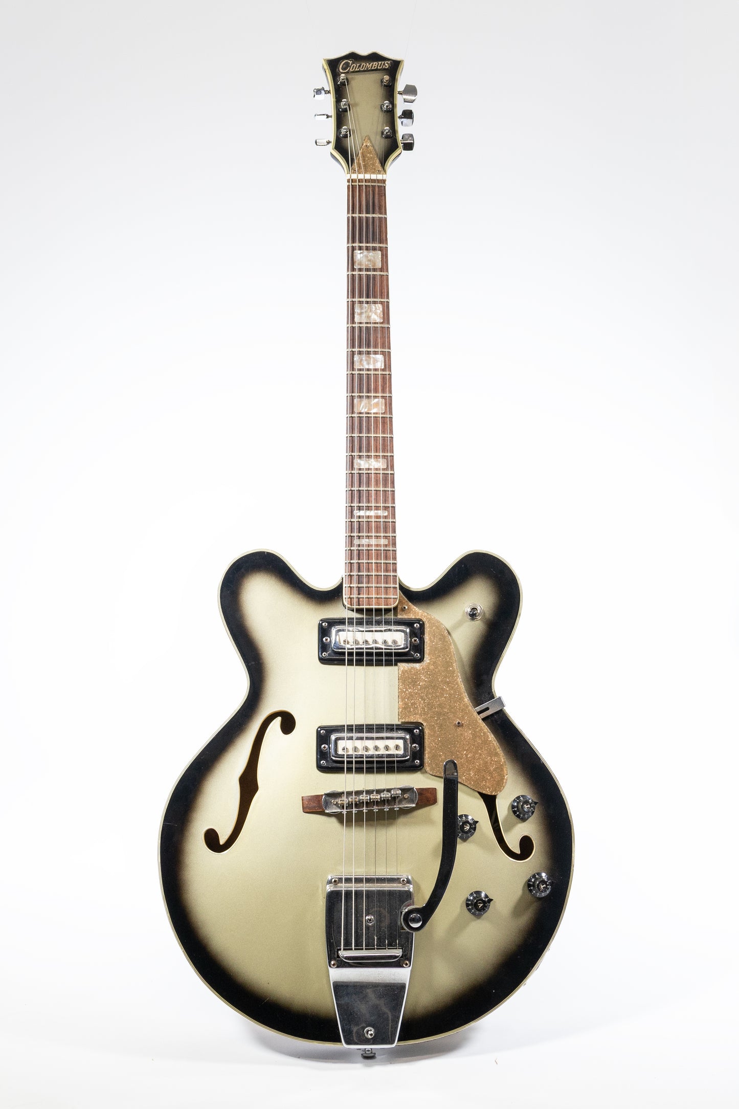 1970's Columbus Silverburst Guitar
