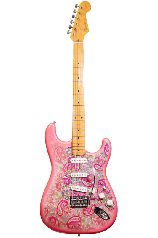 1999 Fender Stratocaster Reissue pink Paisley guitar