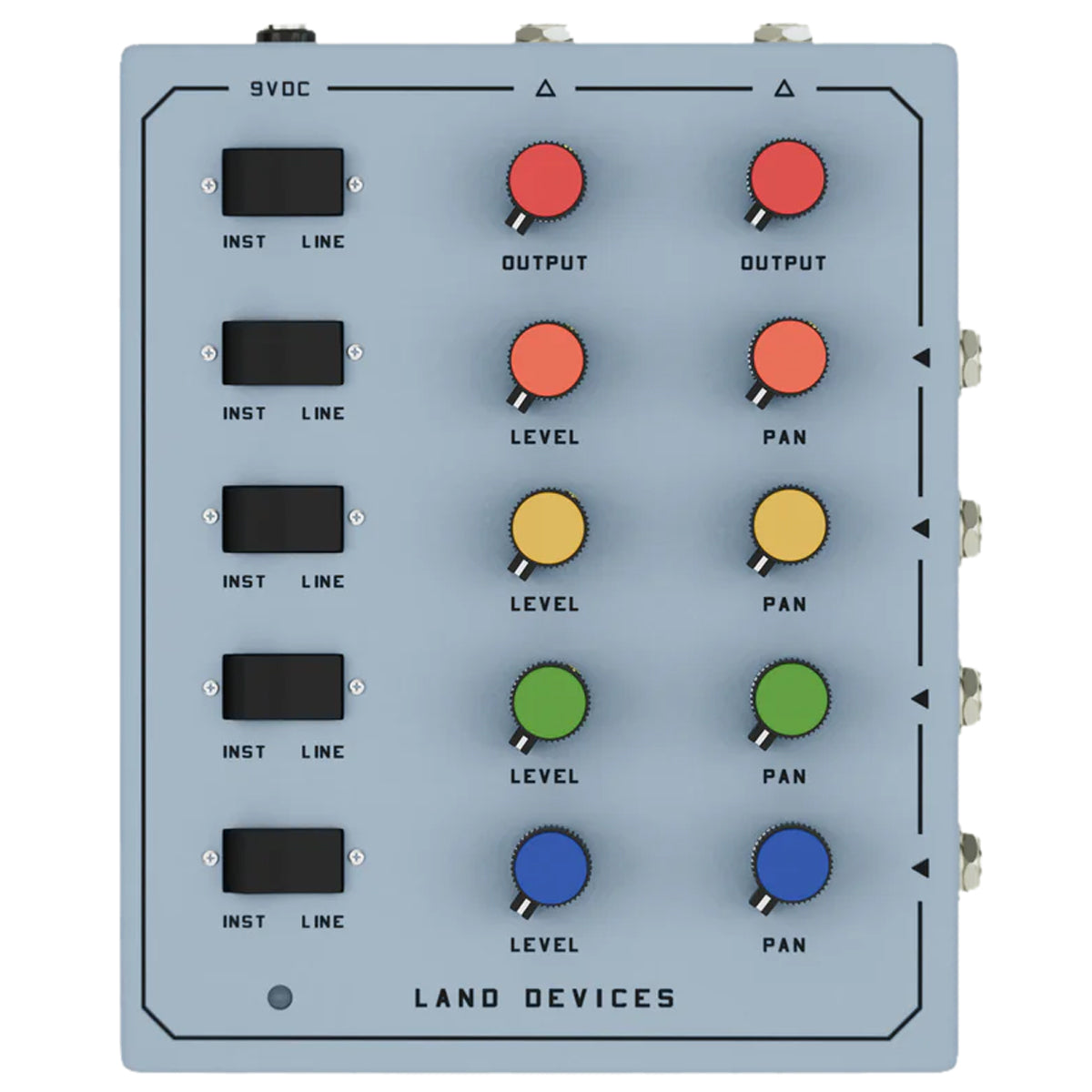 Land Devices Compact Mixer - 4 Channel w/ Stereo Out