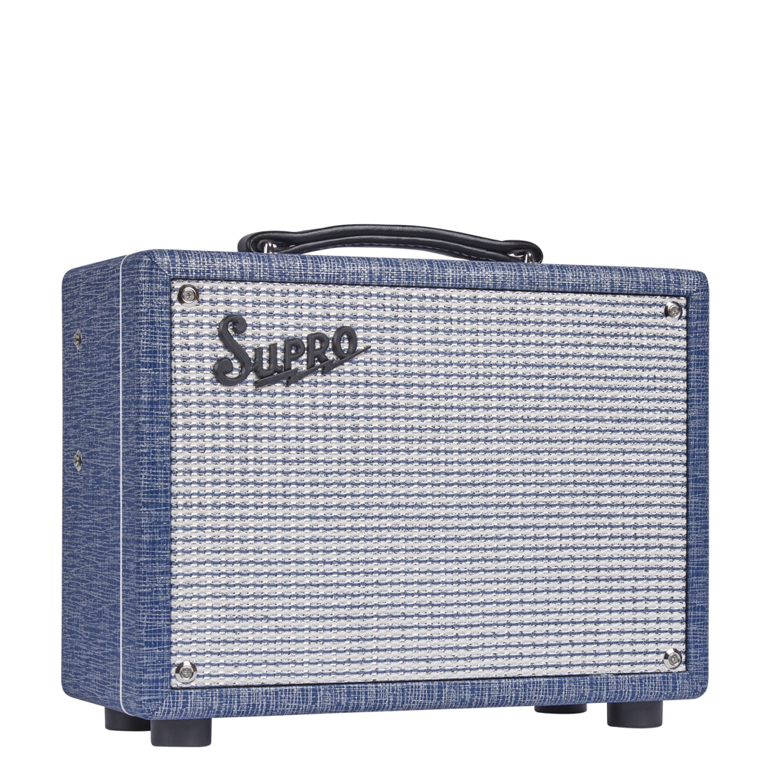 Supro 64 Reverb in blue tolex - right side