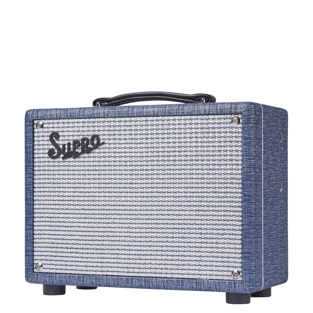 Supro 64 Reverb in blue tolex - left side