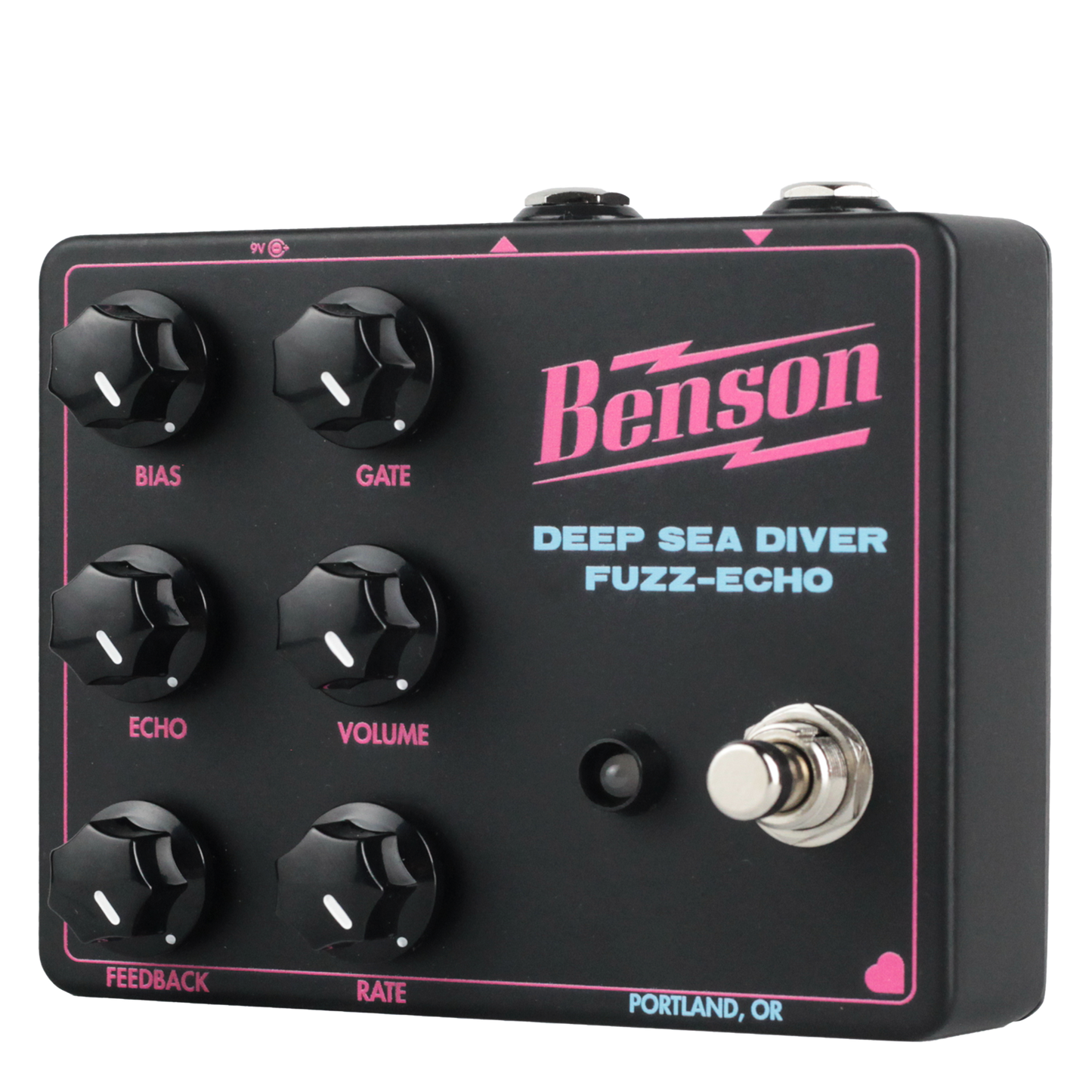 Benson Amps Deep Sea Diver Fuzz-Echo - left side profile