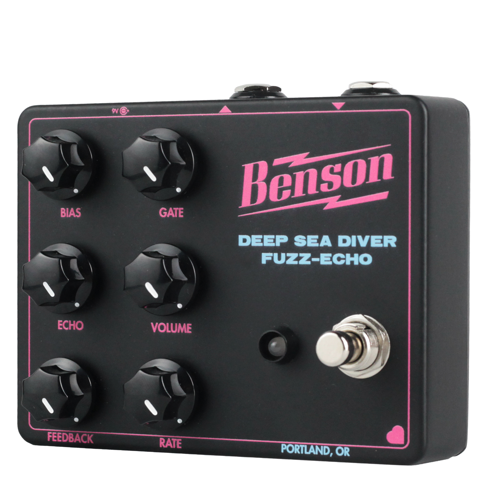 Benson Amps Deep Sea Diver Fuzz-Echo - left side profile