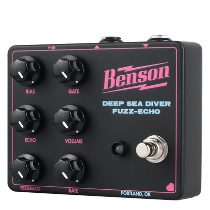 Benson Amps Deep Sea Diver Fuzz-Echo - left side profile