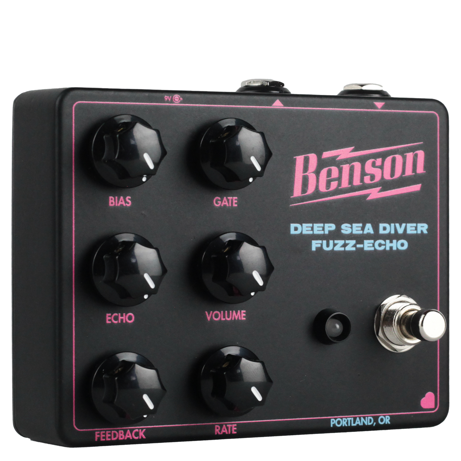 Benson Amps Deep Sea Diver Fuzz-Echo - right side profile