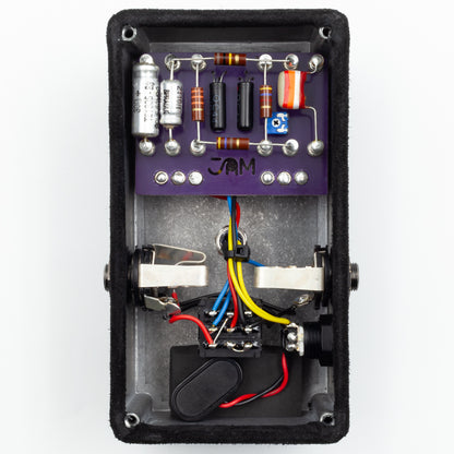 Electronic circuit board with visible branding on a white background