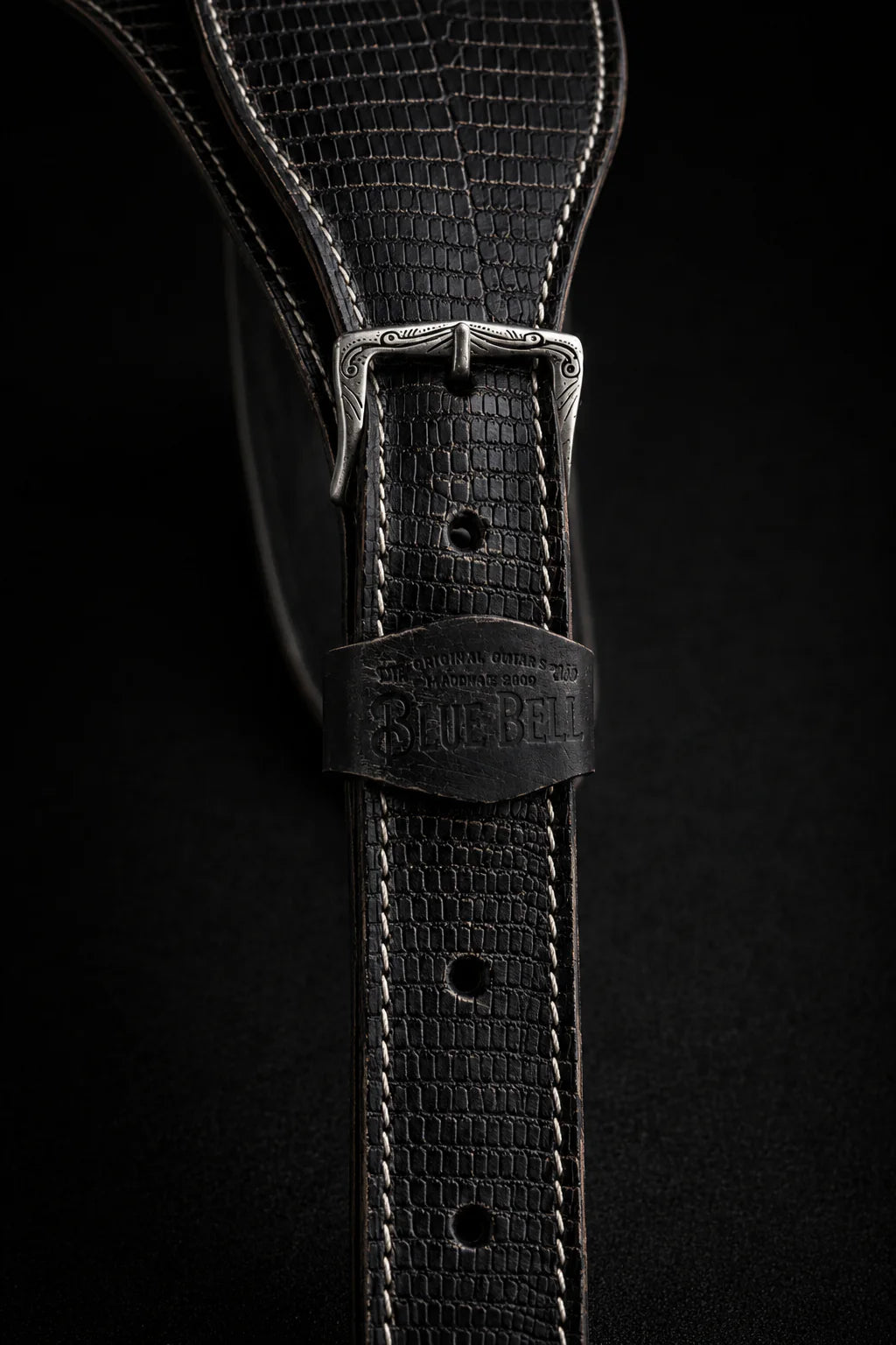 Blue Bell Straps - Johnson Lizard Black Aged