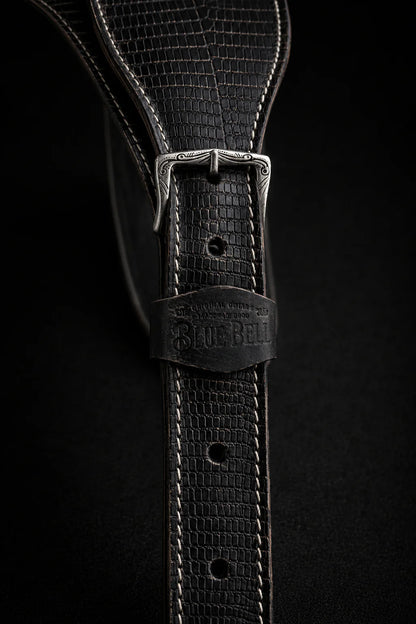 Blue Bell Straps - Johnson Lizard Black Aged