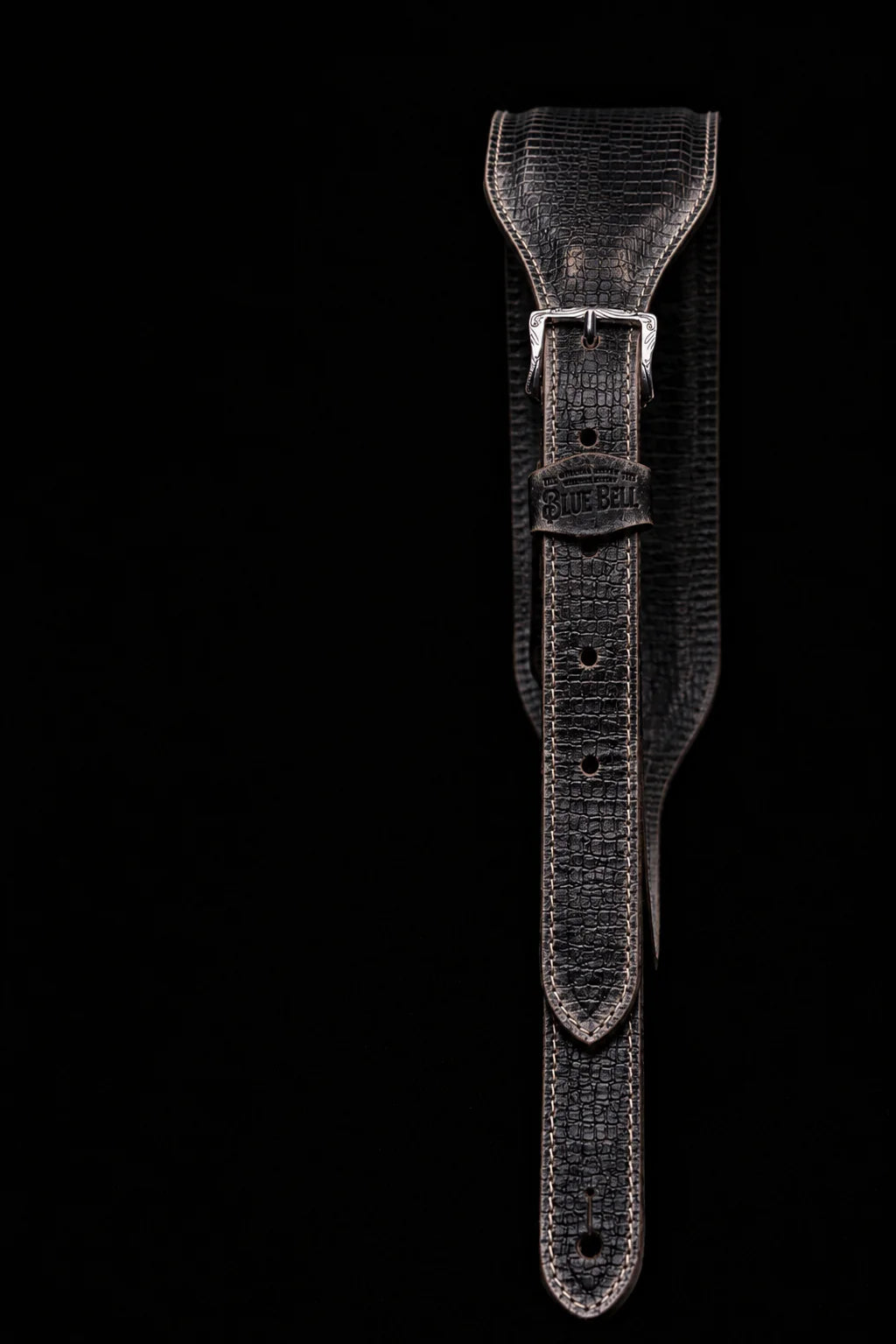 Blue Bell Straps - Johnson Lizard Black Aged