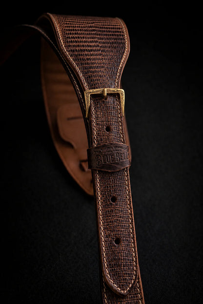 Blue Bell Straps - Johnson Lizard Tobacco Aged