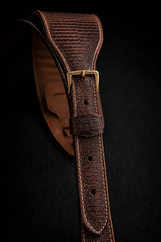 Blue Bell Straps - Johnson Lizard Tobacco Aged