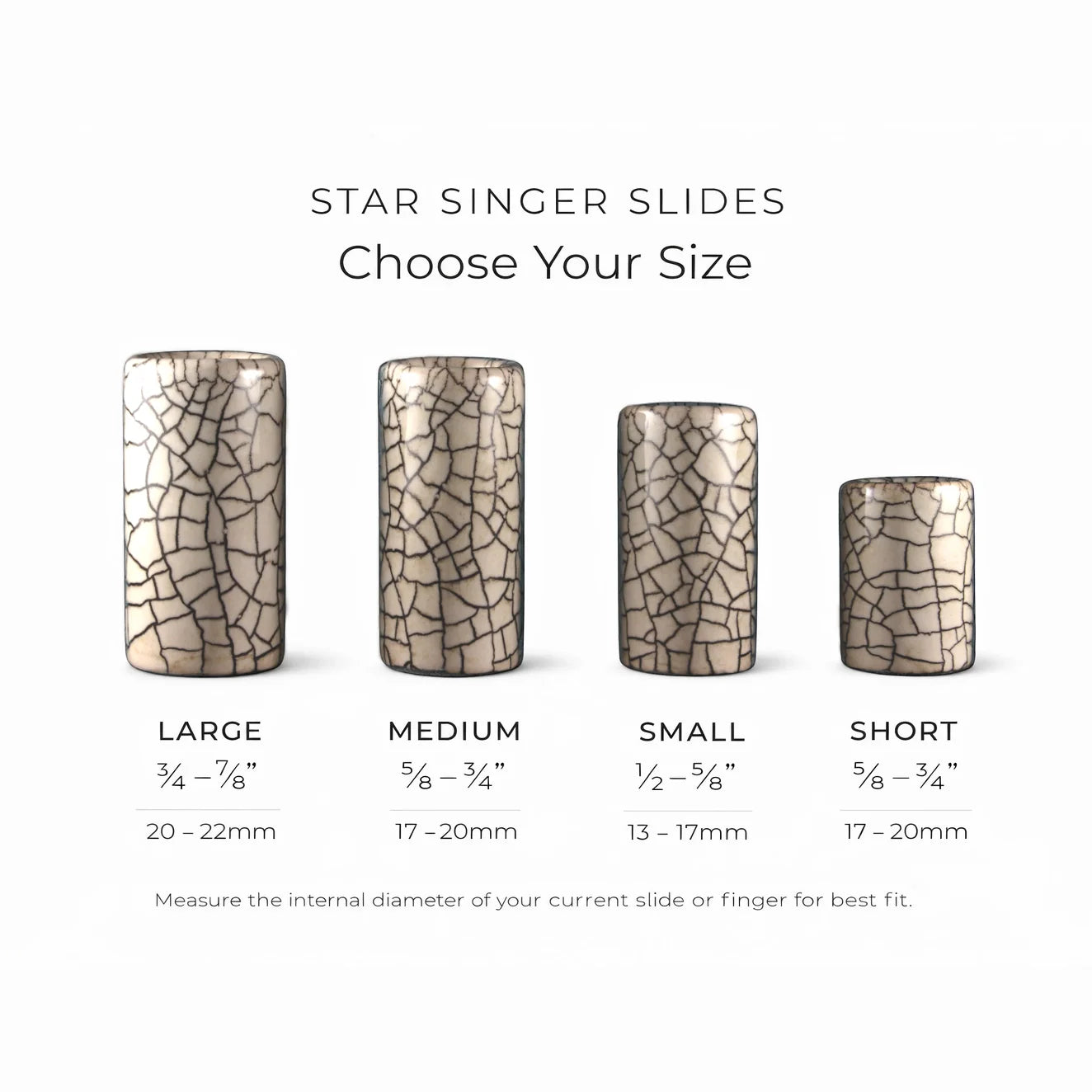 Star Singer Artisan Series - Desert Crackle Guitar Slide