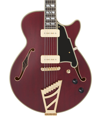 D'Angelico Deluxe SS - Satin Trans Wine