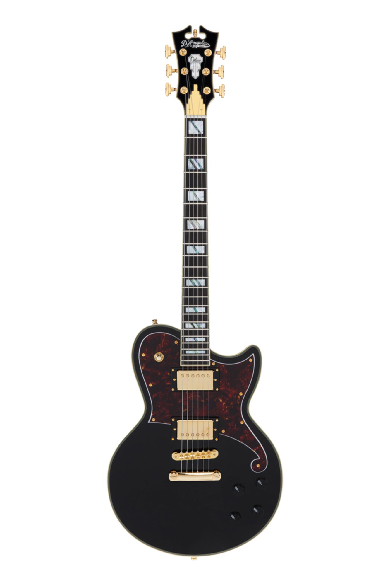 Black D'Angelico Deluxe Atlantic Guitar