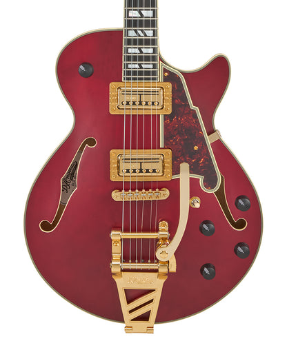 D'Angelico Deluxe Bobby Weir 3 - Satin Trans Wine