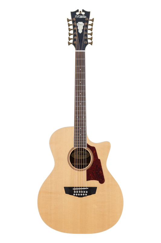 D'angelico 12 string acoustic in natural finish