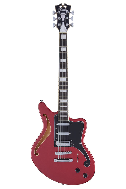 D'Angelico Premier Bedford Semi Hollow - Oxblood electric guitar