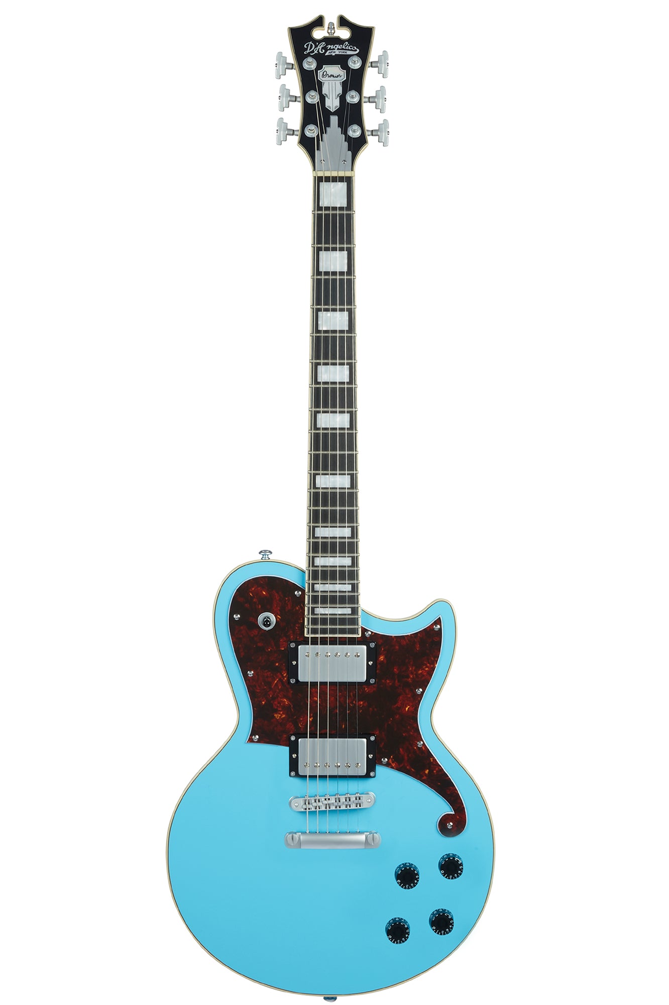 D'Angelico Premier Brandon Niederauer Atlantic Sonic Blue electric guitar 