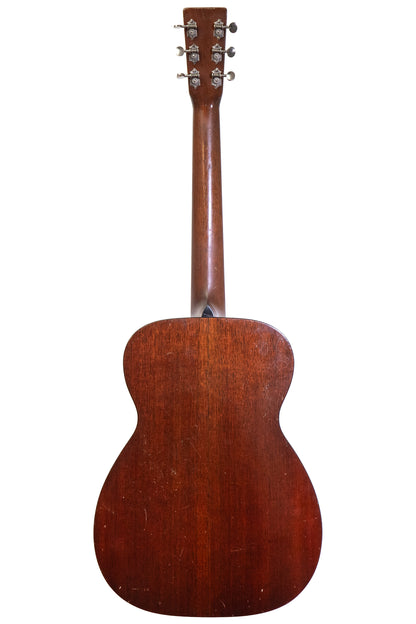 full back photo of a vintage 1937 Martin 00-18 acoustic guitar