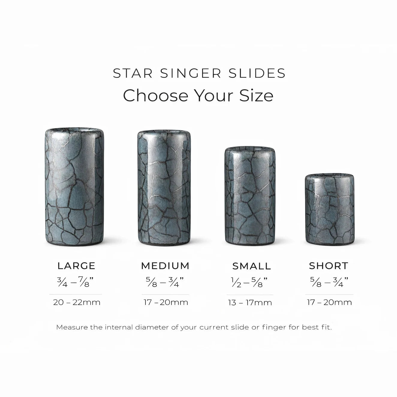 Star Singer Artisan Series - GrayStone Guitar Slide