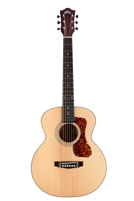 Guild Jumbo Junior Flamed Maple - Natural