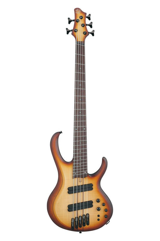 Brown Burst 5-string ibanez bass guitar