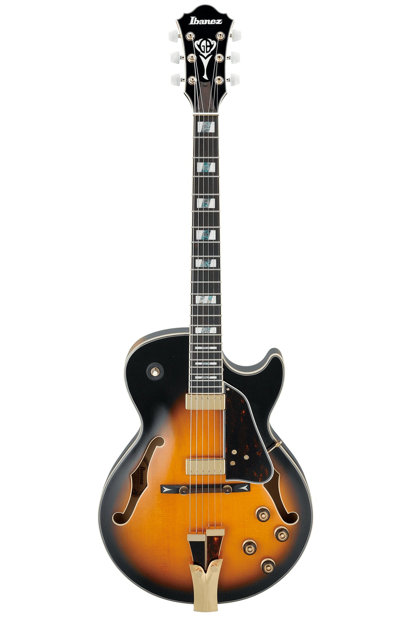 Ibanez GB10SE George Benson Signature - Brown Sunburst Archtop Electric Guitar