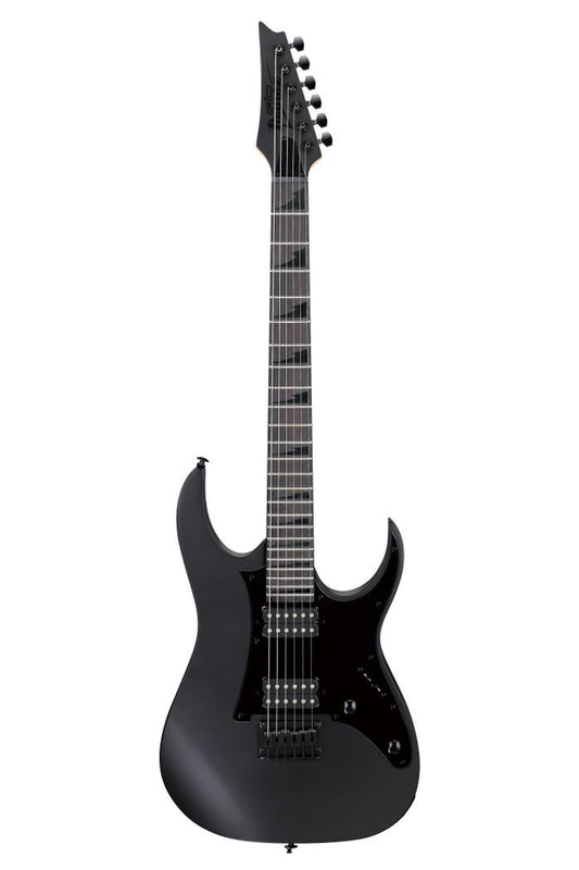 Black Ibanez Guitar with reversed headstock