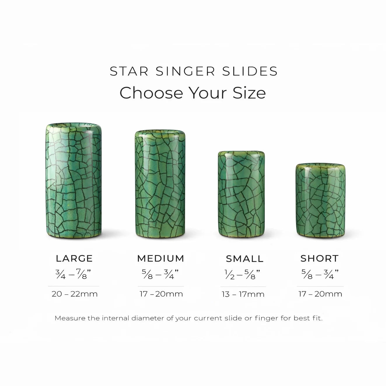 Star Singer Artisan Series - Jade Warrior Guitar Slide