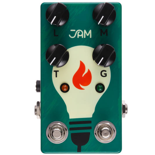 Jam Pedals Lucydreamer Overdrive effect pedal top view