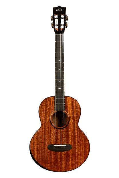 Kala Contour All Solid Gloss Mahogany Baritone Ukulele - front