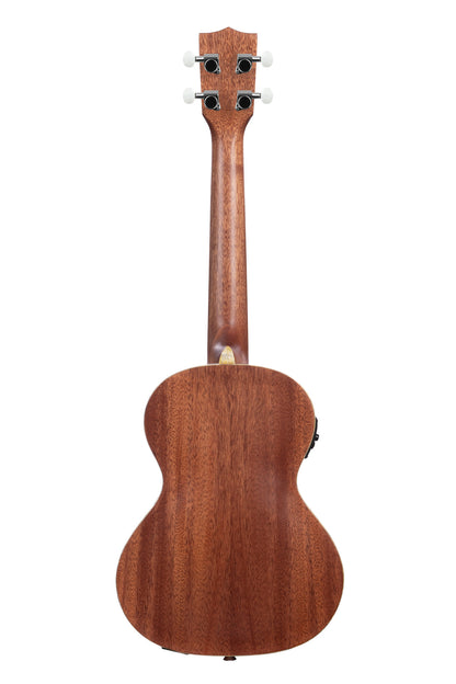 Kala Kalamazoo Archtop Tenor Ukulele finished in Gold - natural mahogany back