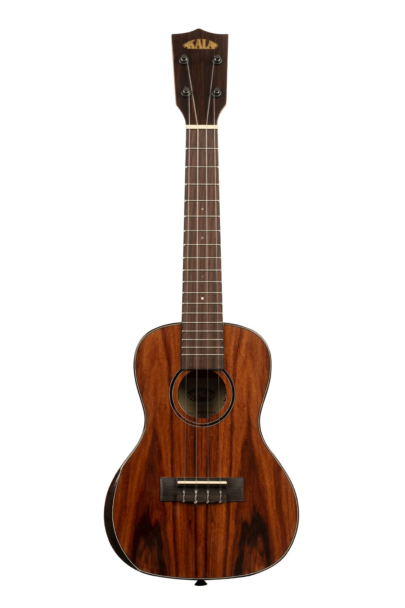 Kala Premier Exotic Macawood Concert Ukulele - front